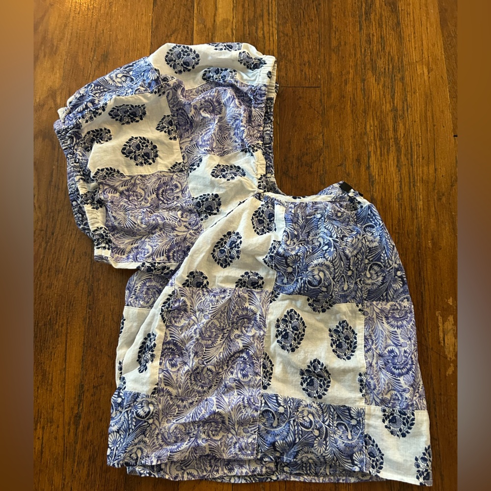 J. Crew Paisley Blouse